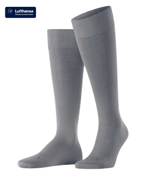 Falke Energizing Cotton Knee-high Socks Socken Herren Grau | 1274596-CN