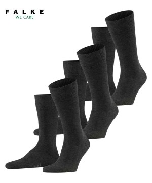 Falke Family 3-Pack Socks Socken Herren Grau | 1750482-CI